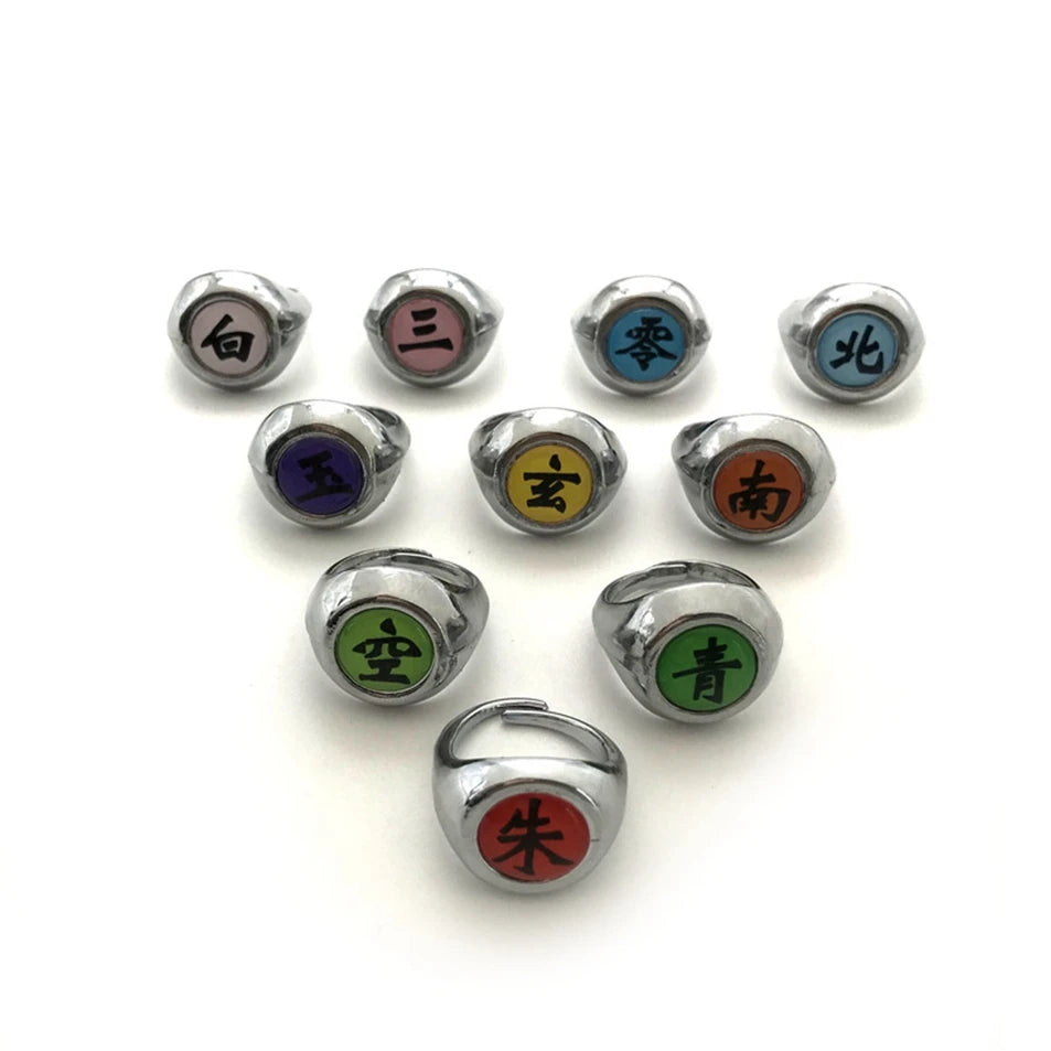 Naruto Akatsuki Rings Box Set