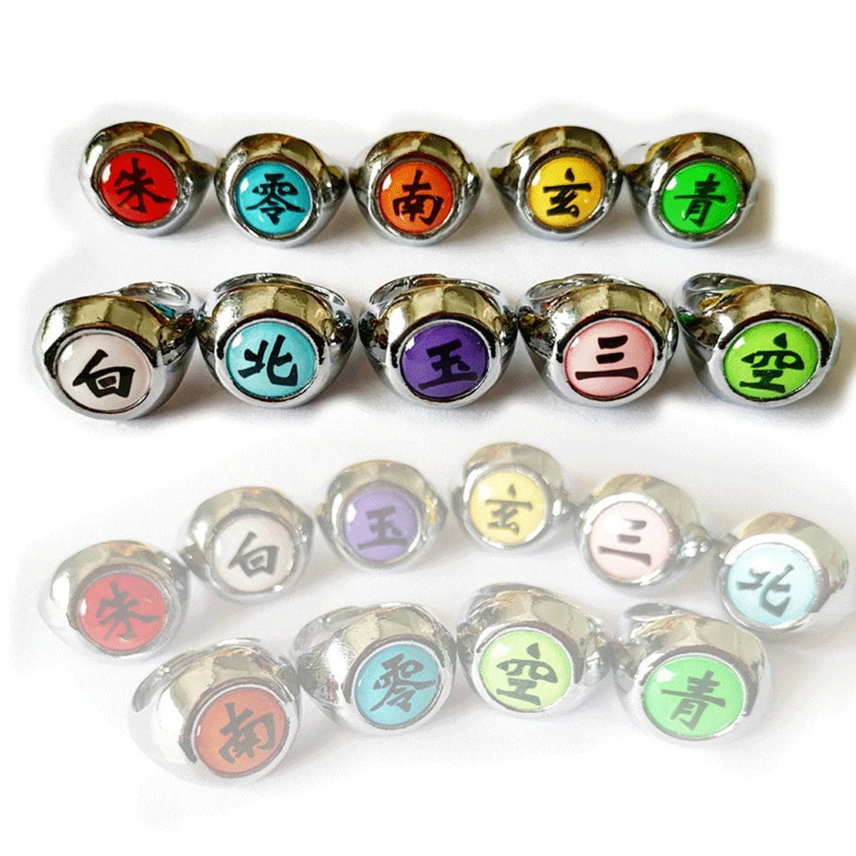Naruto Akatsuki Rings Box Set