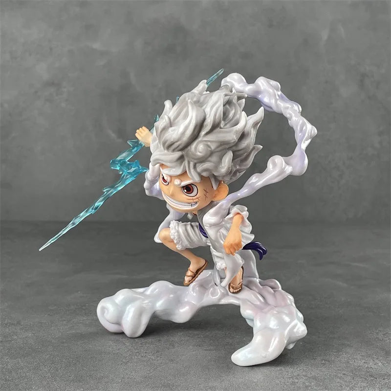 One Piece Sun God Luffy Holding Lightning Figure