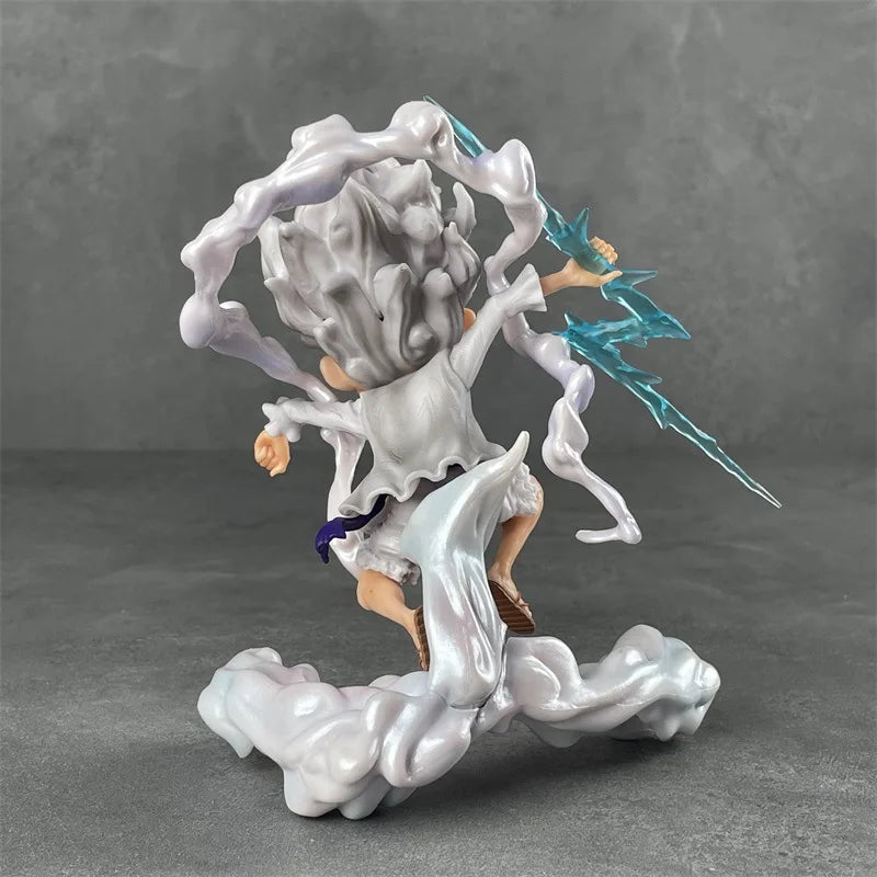 One Piece Sun God Luffy Holding Lightning Figure
