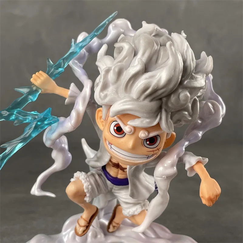 One Piece Sun God Luffy Holding Lightning Figure