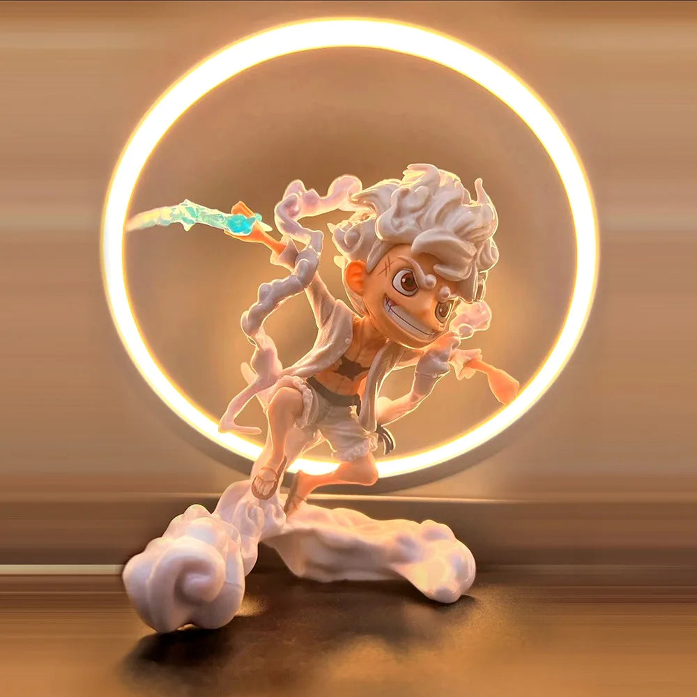 One Piece Sun God Luffy Holding Lightning Figure