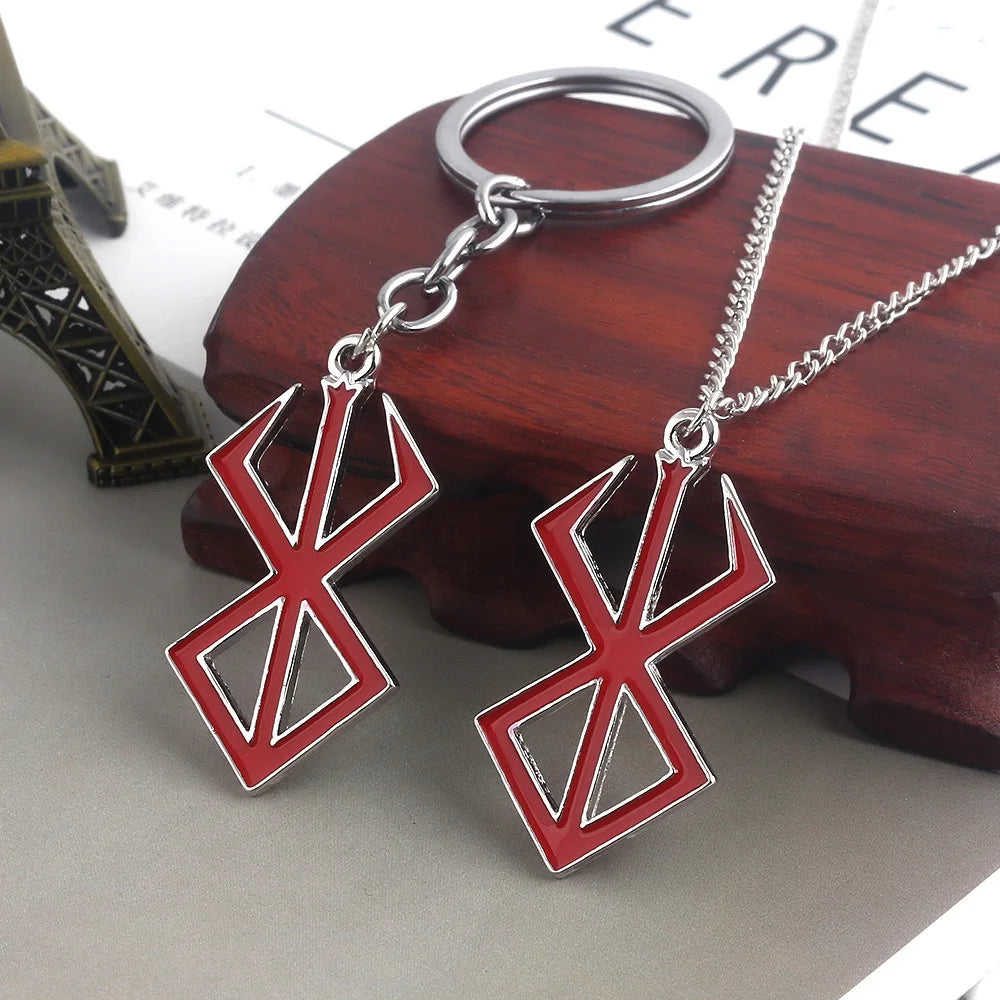 Berserk Symbol Necklace & Keychain