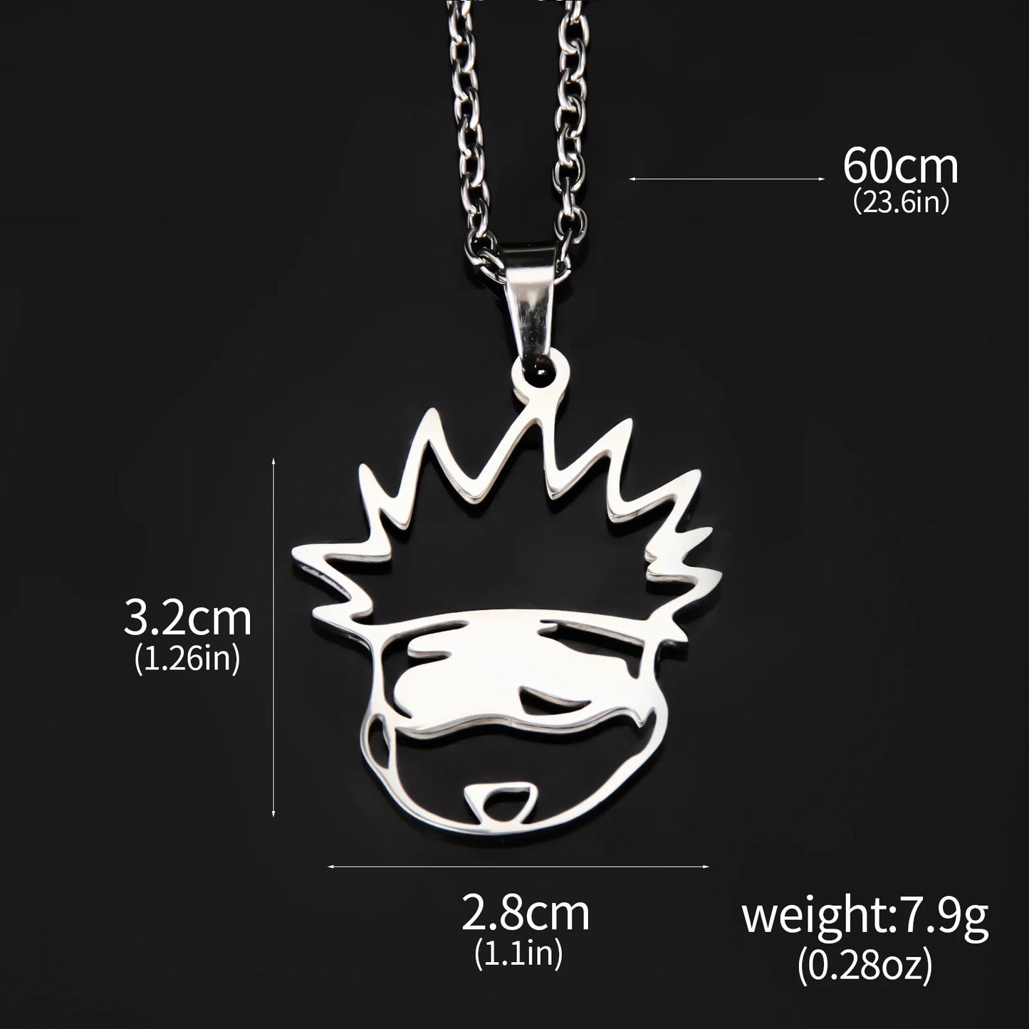 Gojo & Cat Gojo Steel Necklace