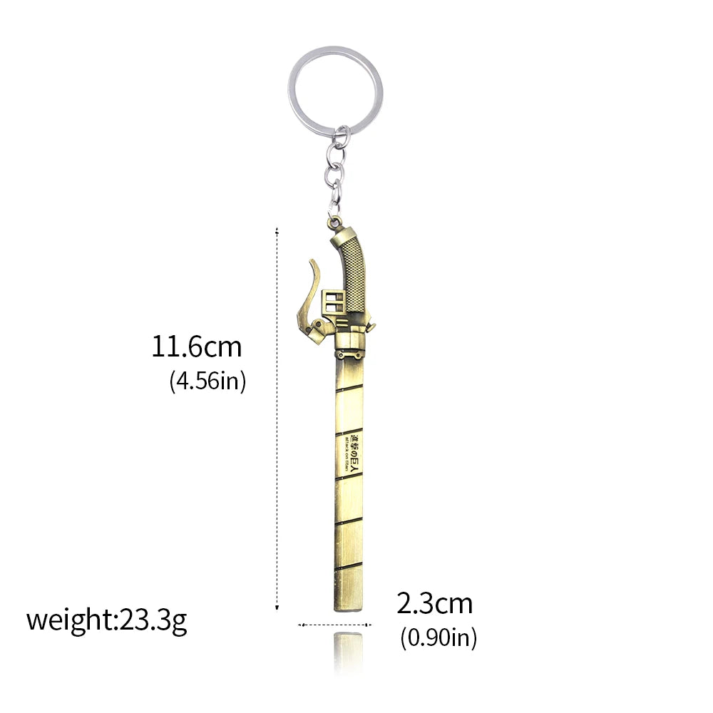 Levi Ackerman Ultrahard Steel Blade Keychain