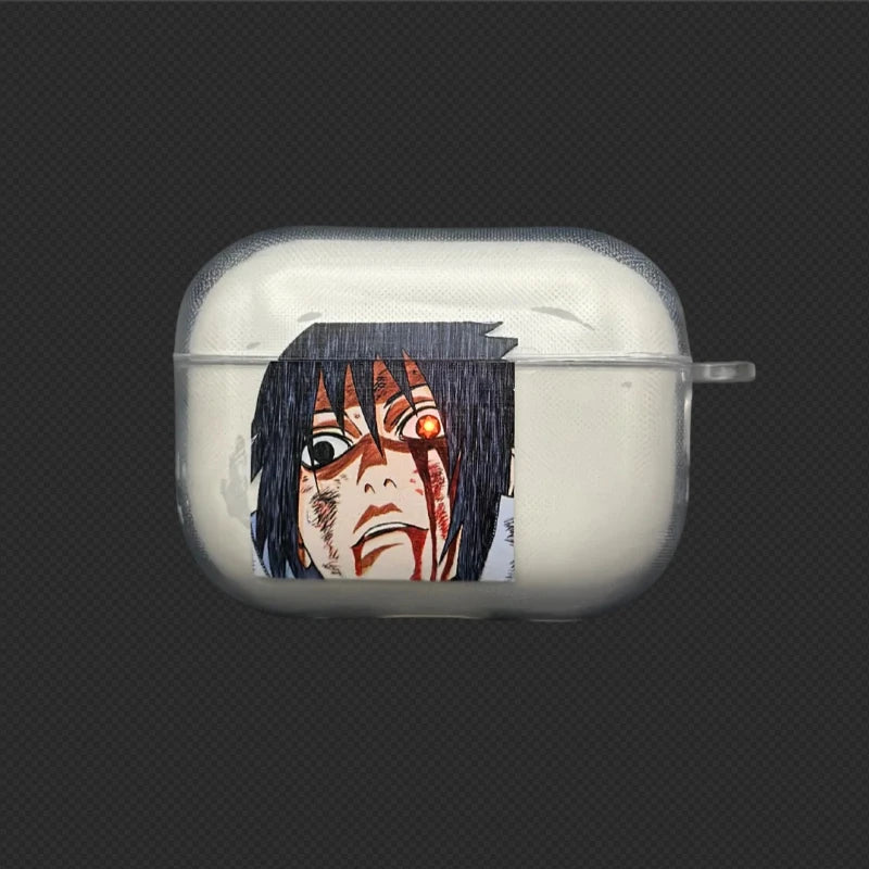 Uchiha Clan Transparent Airpods Case