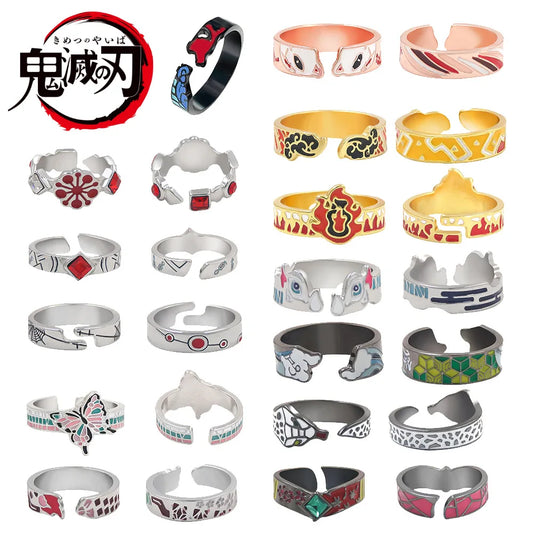 Demon Slayer Adjustable Rings