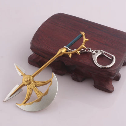 Seven Deadly Sins Weapon Keychains