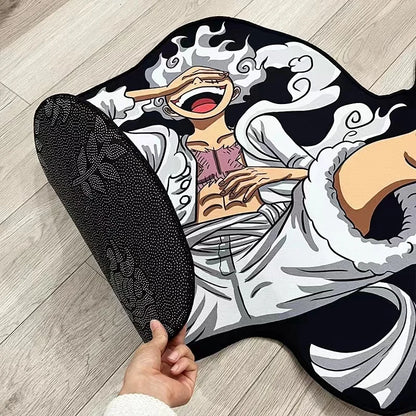 One Piece Luffy Gear 5 Shaped Rug