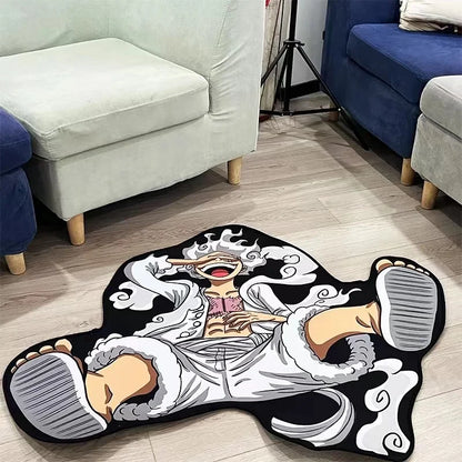 One Piece Luffy Gear 5 Shaped Rug