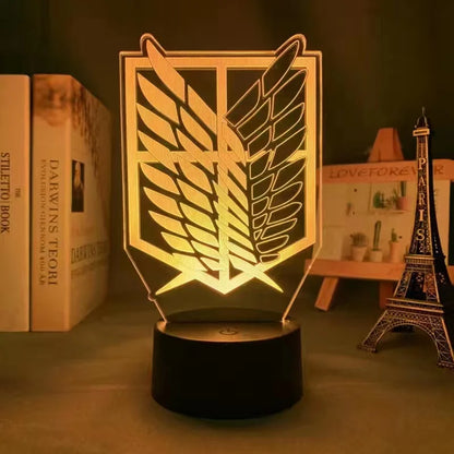 Attack on Titan Night Led Lamp