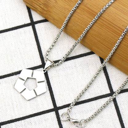 Blue Lock Football Necklace
