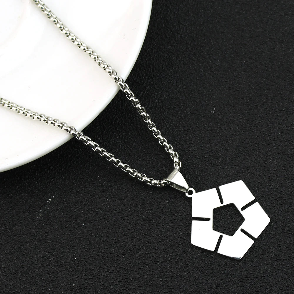 Blue Lock Football Necklace