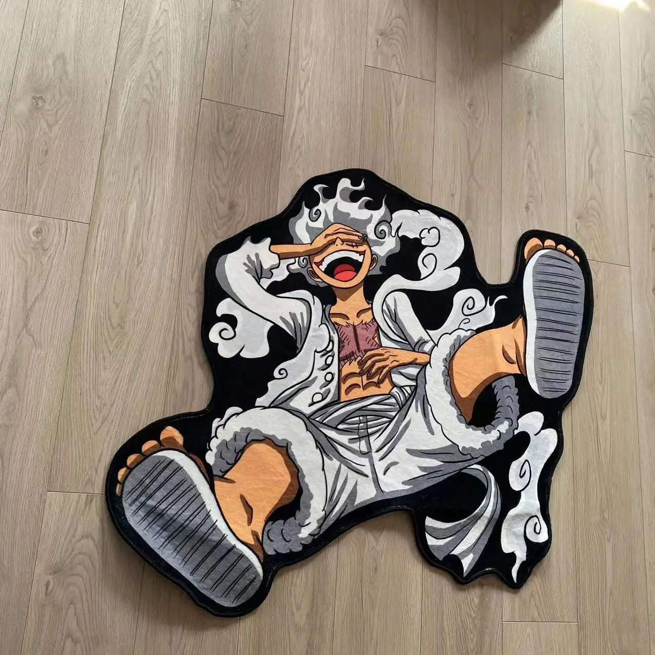 One Piece Luffy Gear 5 Shaped Rug