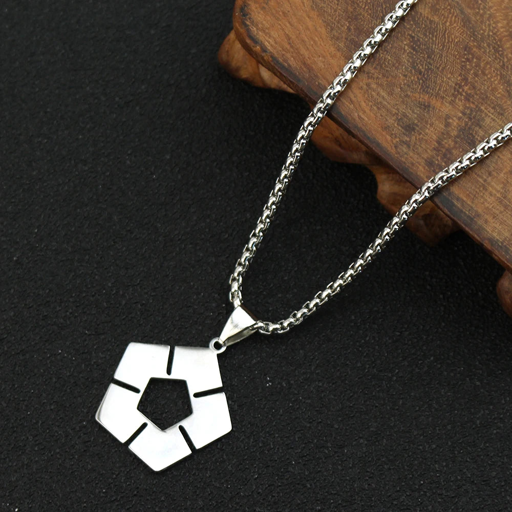 Blue Lock Football Necklace
