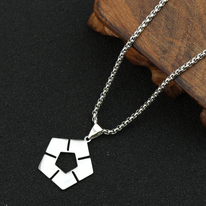 Blue Lock Football Necklace