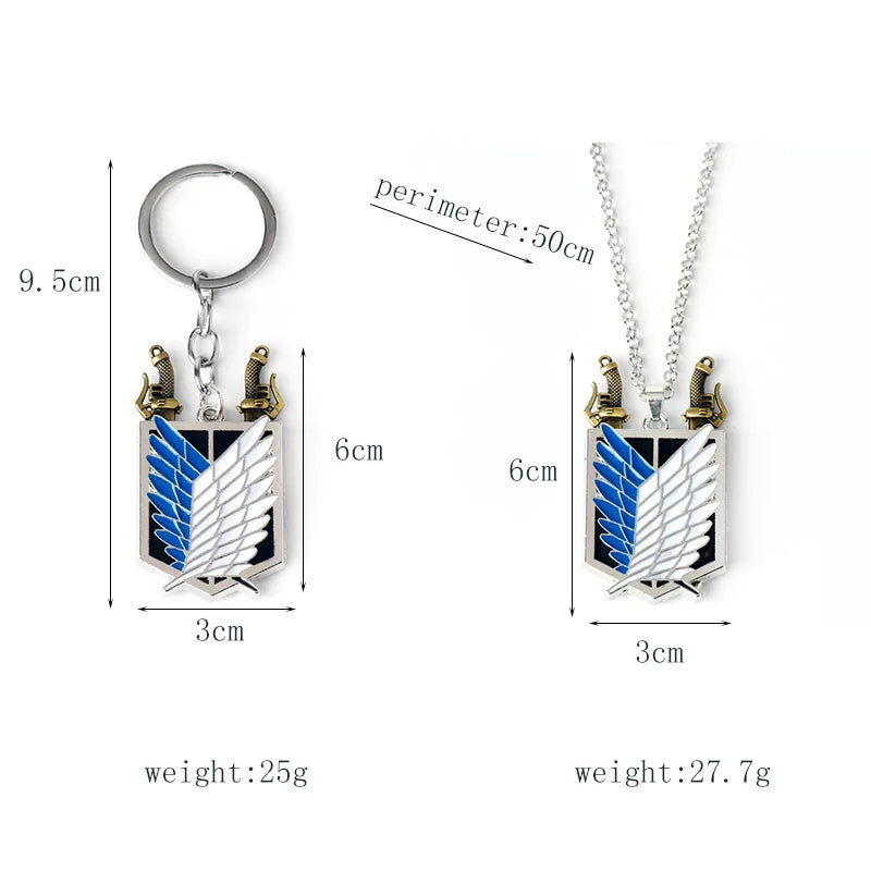 Investigation Corps Necklace & Keychain