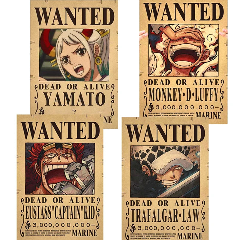 One Piece Wanted Posters