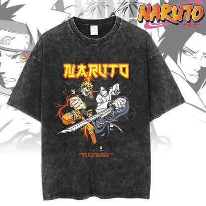 Naruto (Naruto & Sasuke) Graphic T-shirt