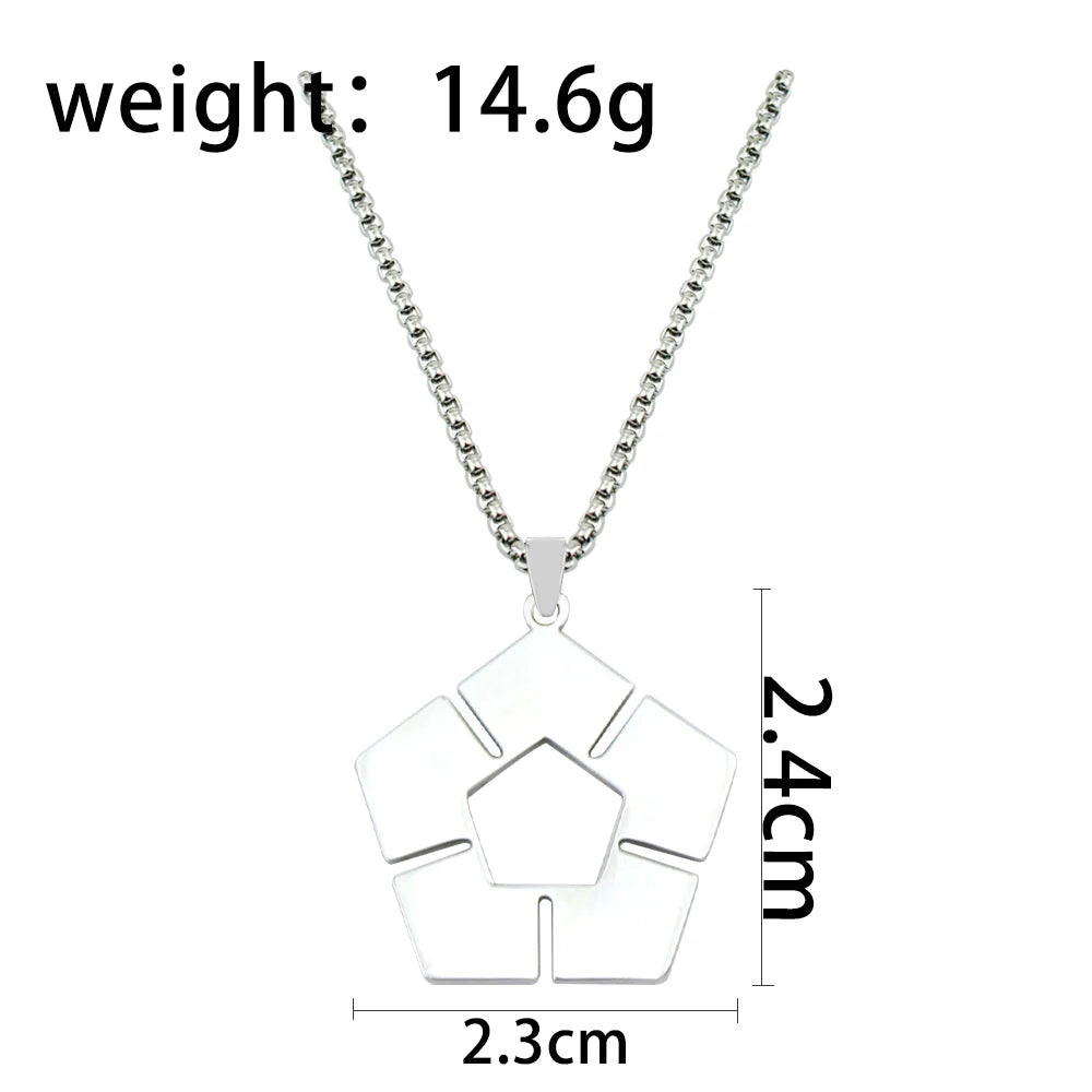 Blue Lock Football Necklace