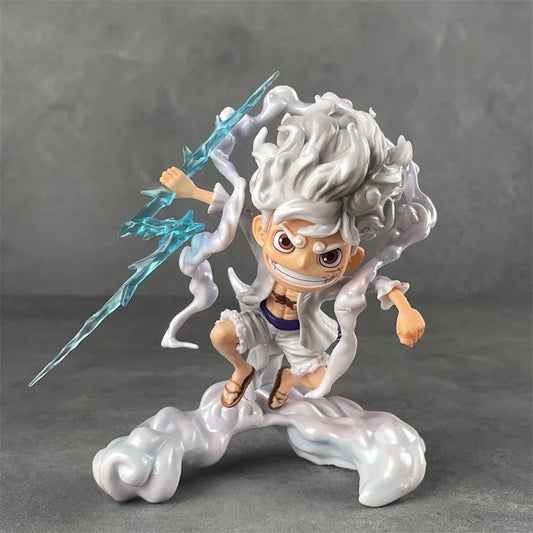 One Piece Sun God Luffy Holding Lightning Figure