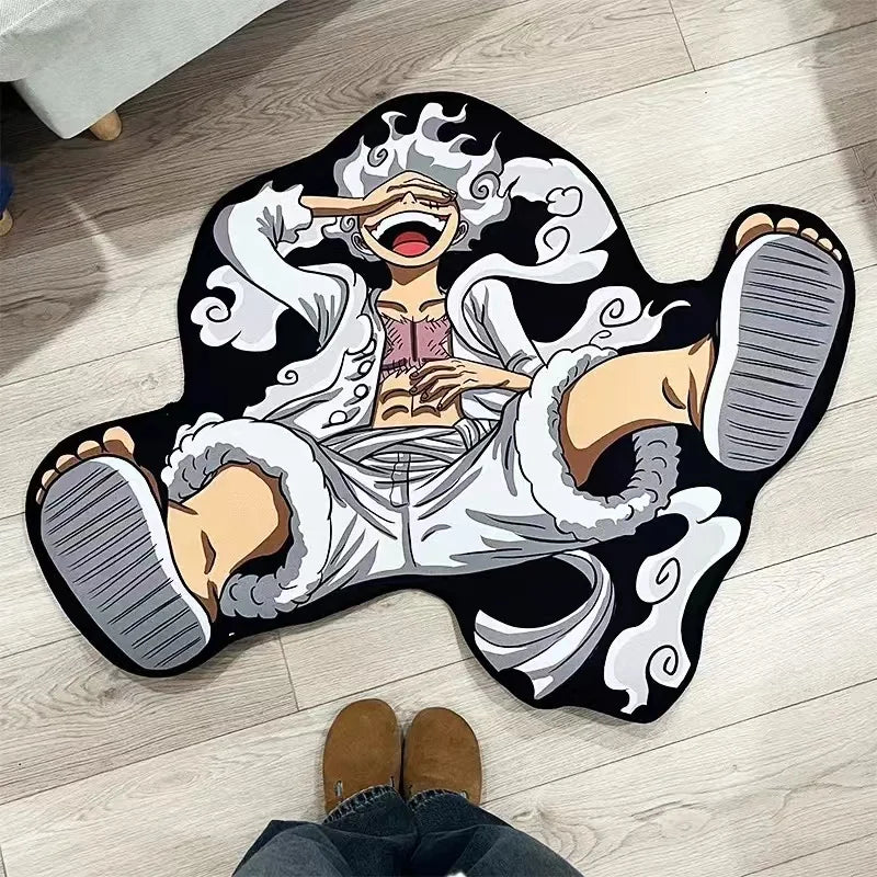 One Piece Luffy Gear 5 Shaped Rug