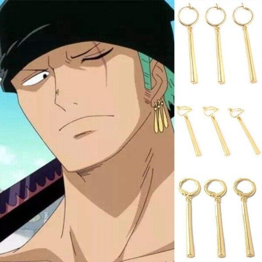 One Piece Zoro Earrings